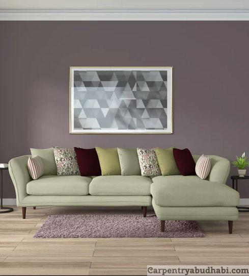 L shape sofa set 4