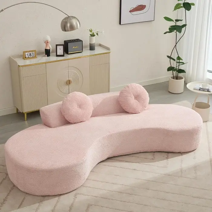 custom curved sofa
